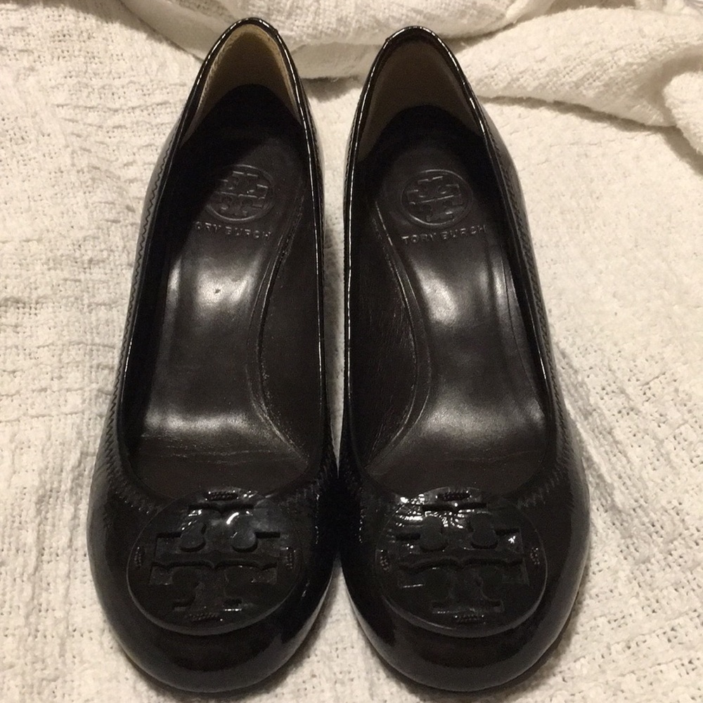 Tory Burch Patent Wedge